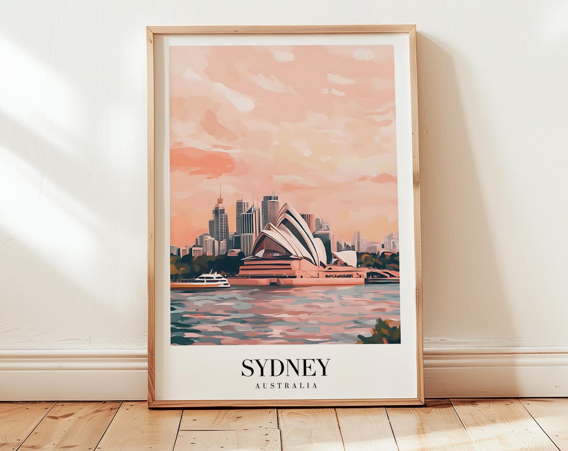 Sydney Personalized Gift Art Print