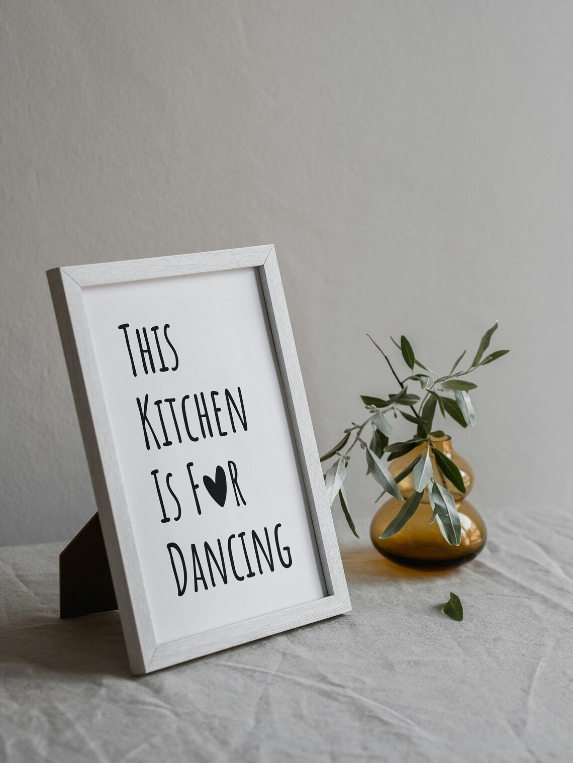 This Kitchen Is For Dancing Minimalist Art Print - Image 3