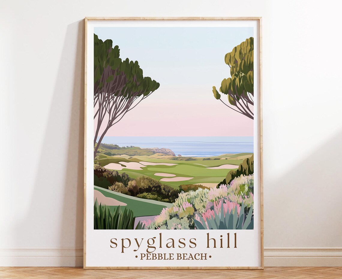 Spyglass Hill Golf, Pebble Beach Landscape Art