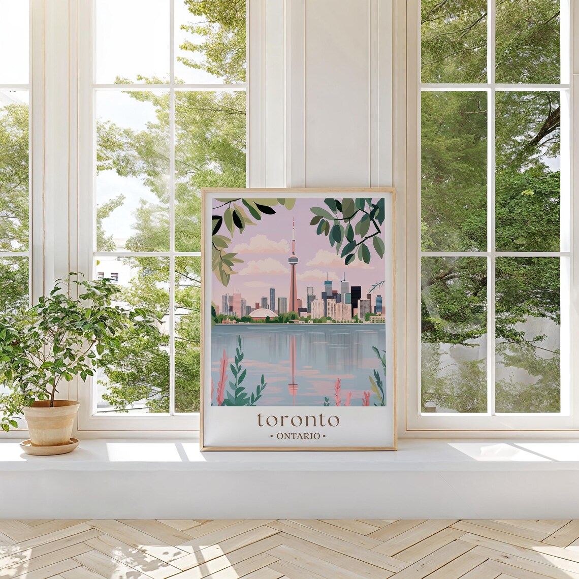 CN Tower Toronto Travel Poster, City Landmark - Image 2