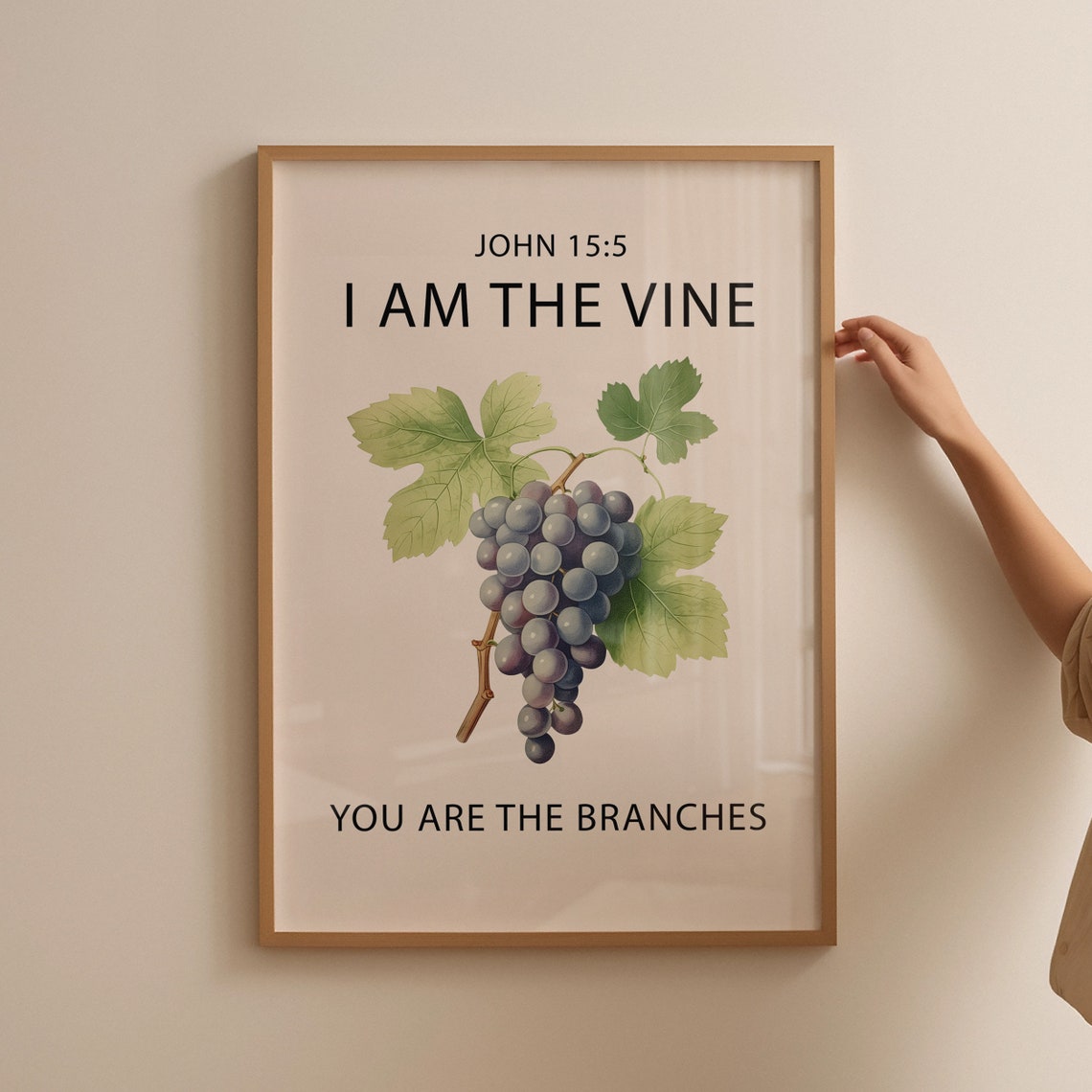 Christian Wall Art Print John Bible Verse Christian Poster Scripture Art Religious Print Wall Decor Christian Gift - Image 4