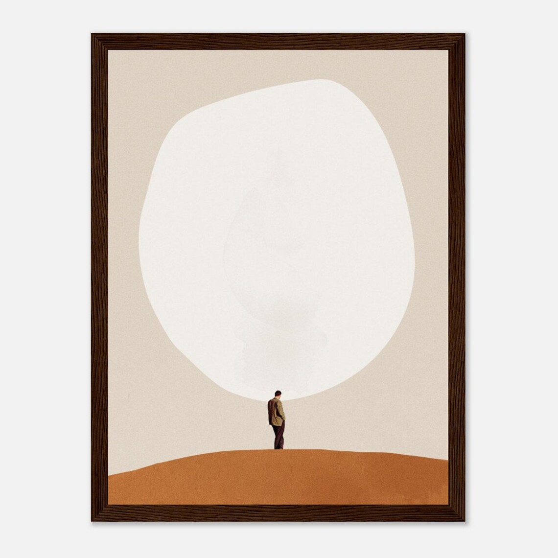 Overthinking Art Print, Minimalist Home Decor - Image 2