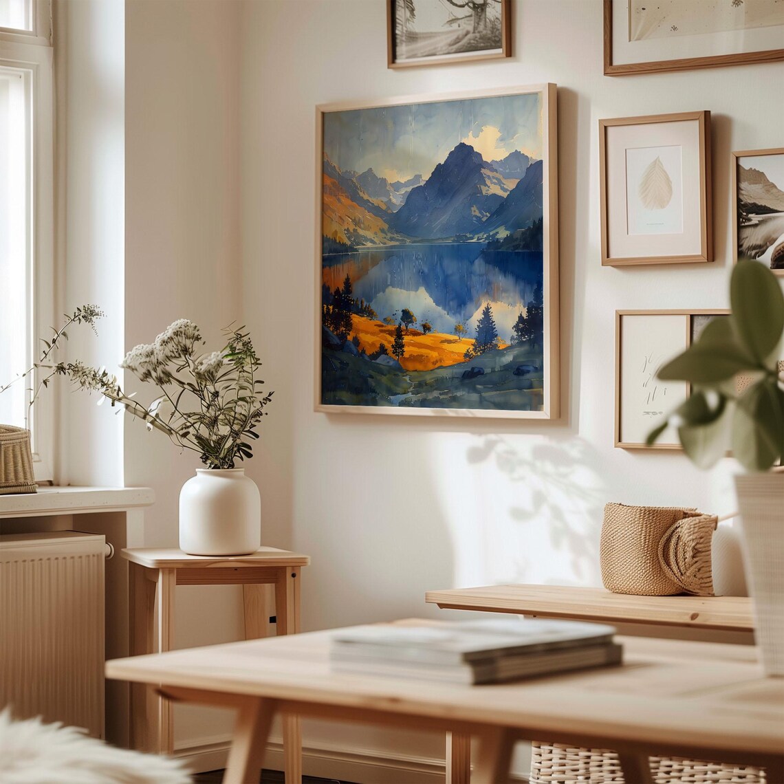 Ben Nevis Watercolor Travel Poster, Scotland - Image 3