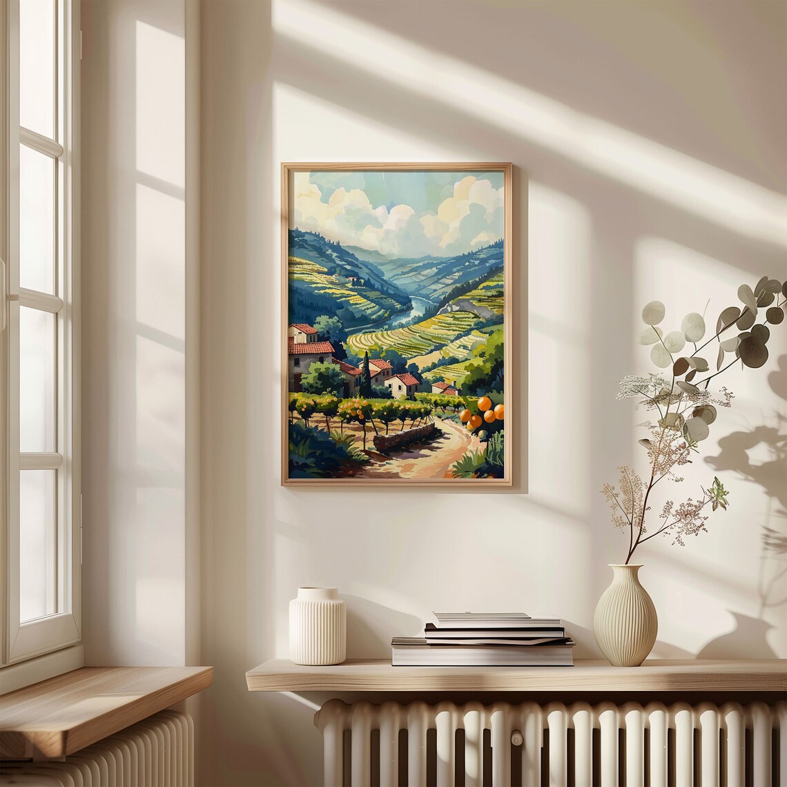 Douro Valley Watercolor Travel Poster, Art Print - Image 4