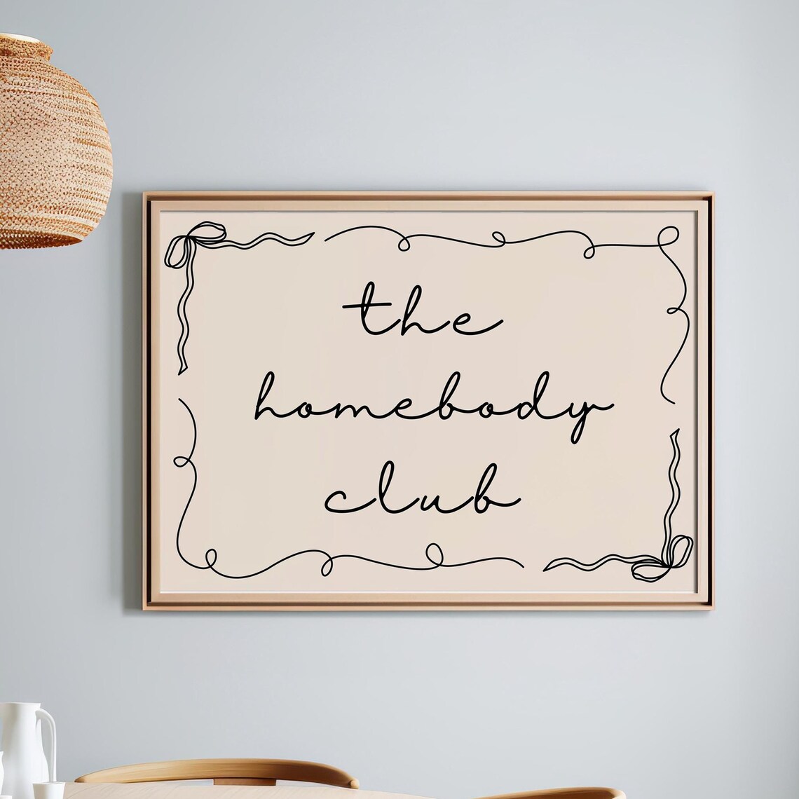 The Homebody Club, Trendy Poster Print