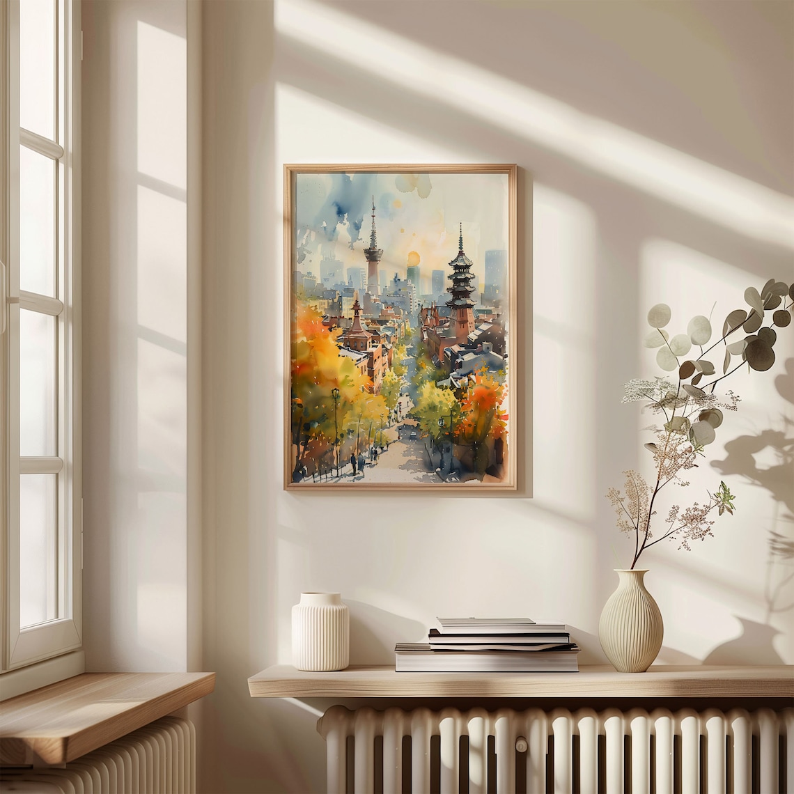 Tokyo Japan Ramen Watercolor Art Print, Food Poster - Image 4