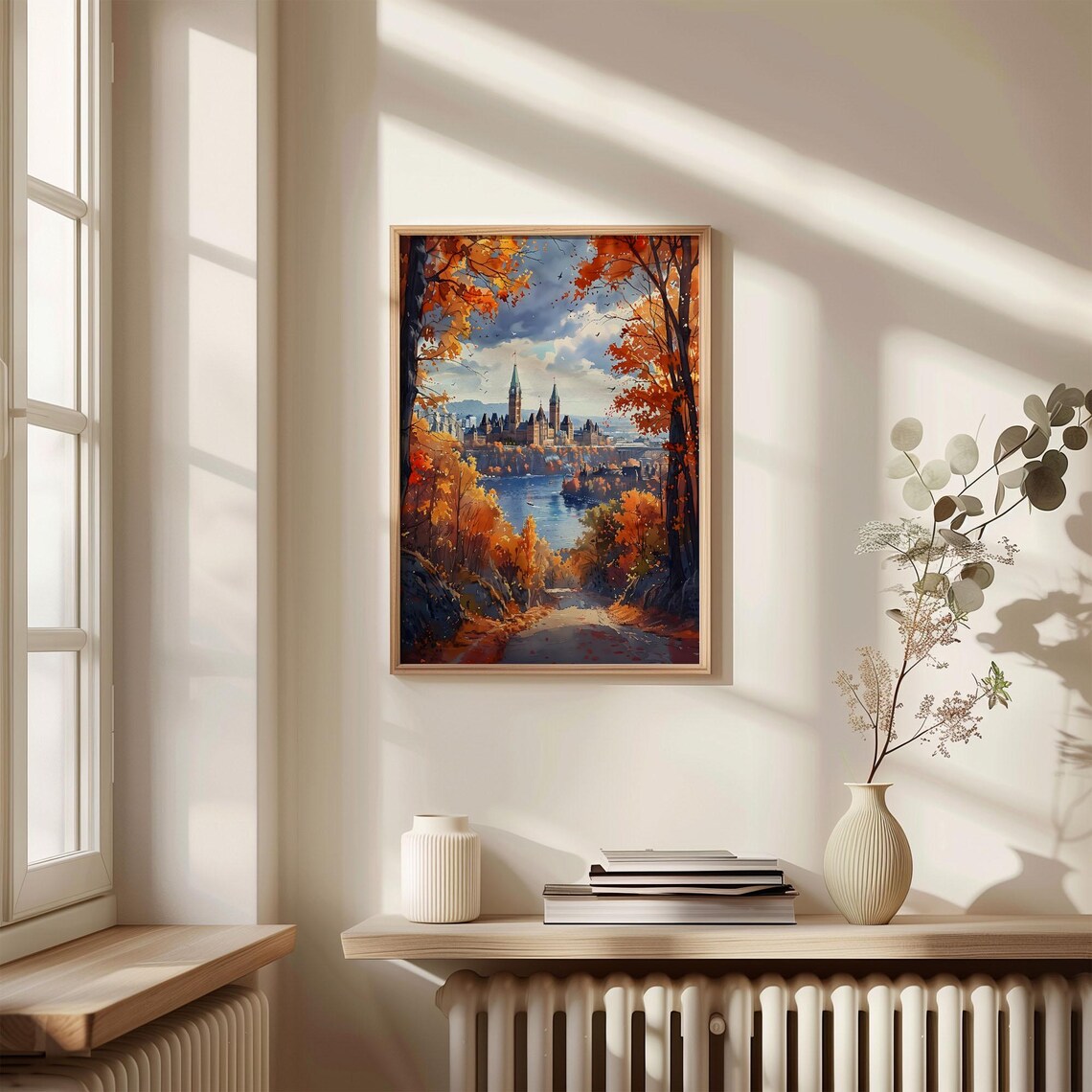 Ottawa Watercolor Painting Travel Poster - Image 4