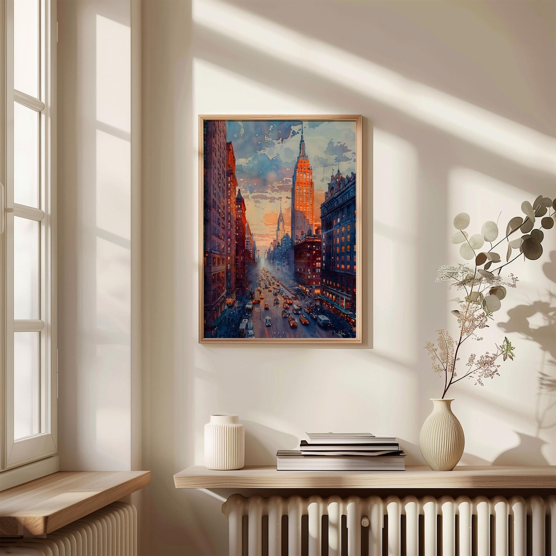 New York Watercolor Travel Poster, Wall Art Print - Image 4