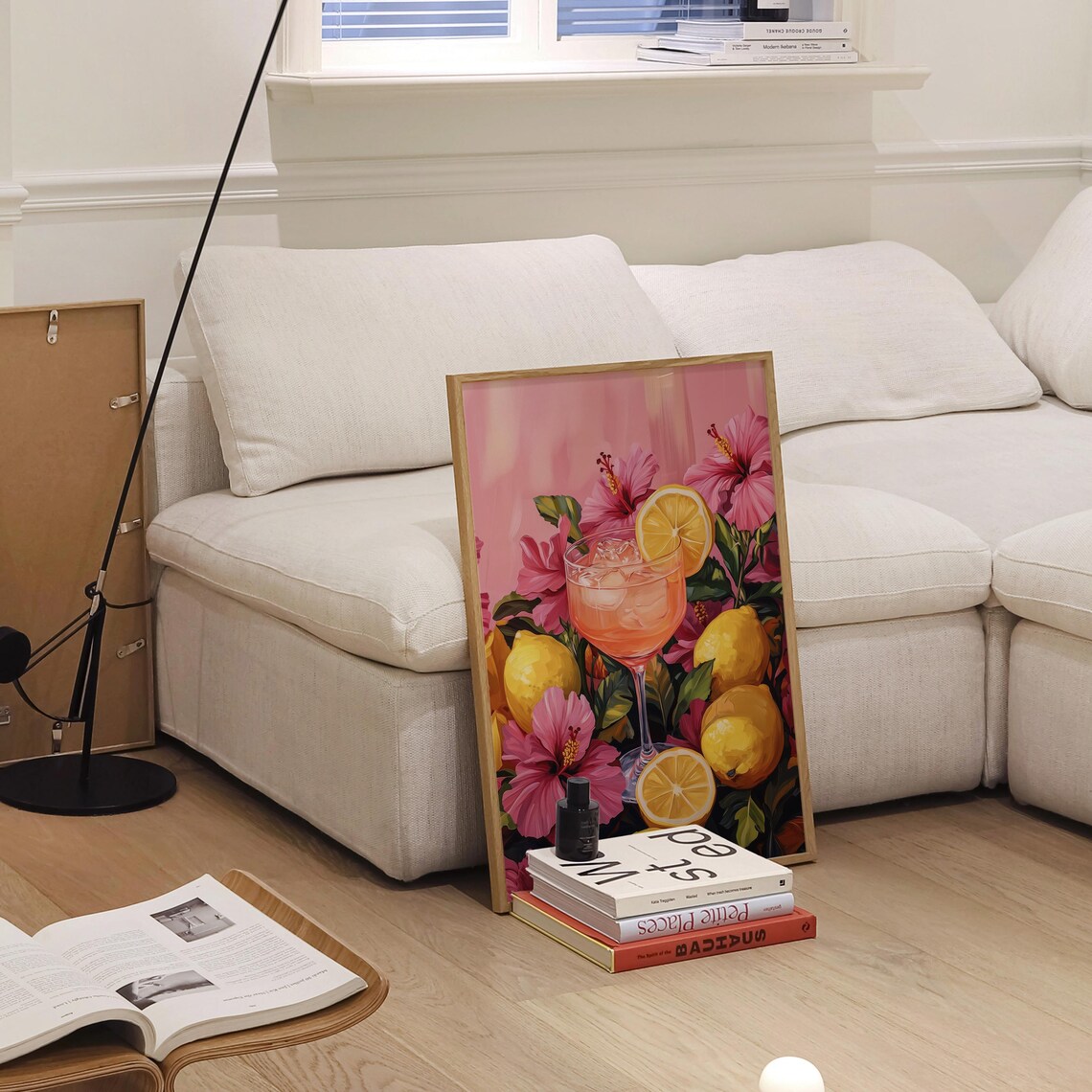 Pink Cocktail - Tropical Summer Drink Poster - Image 2