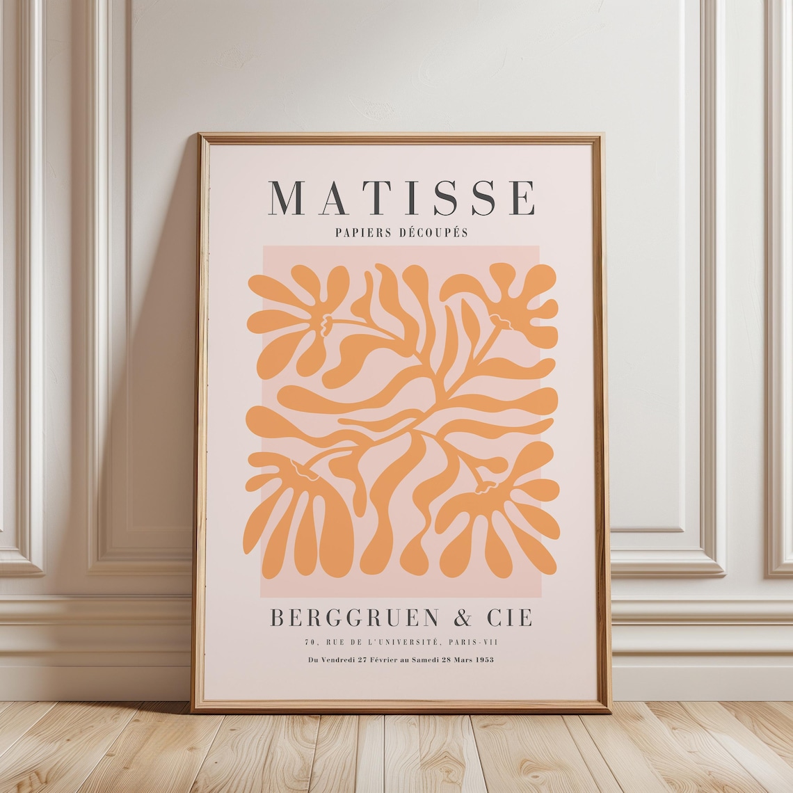 Orange Matisse Print, Mid-Century Modern Art Print - Image 2