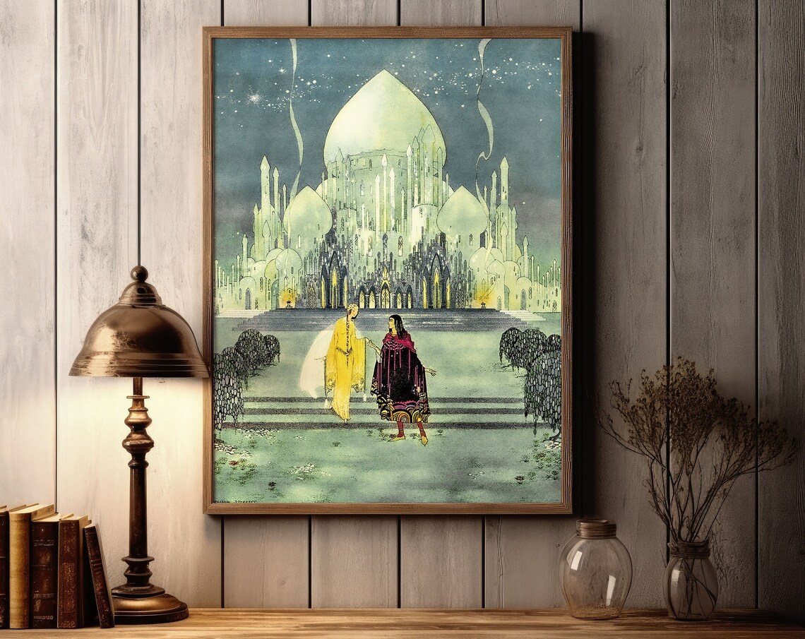 Virginia Frances Sterrett Night Palace Fairy Tale Illustration Print