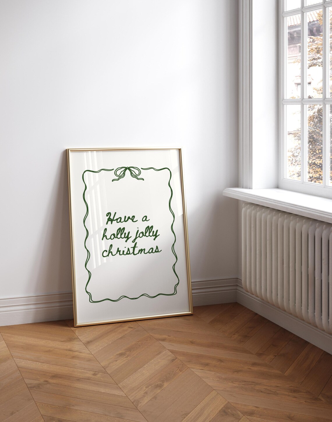 Minimalist Merry Christmas Wall Art Print - Image 3
