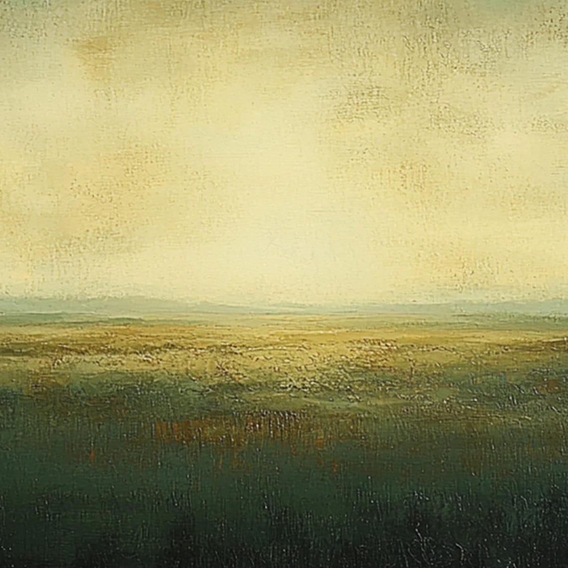 Gold Foil Abstract Landscape Golden Marsh Panoramic Modern Wall Art - Image 4