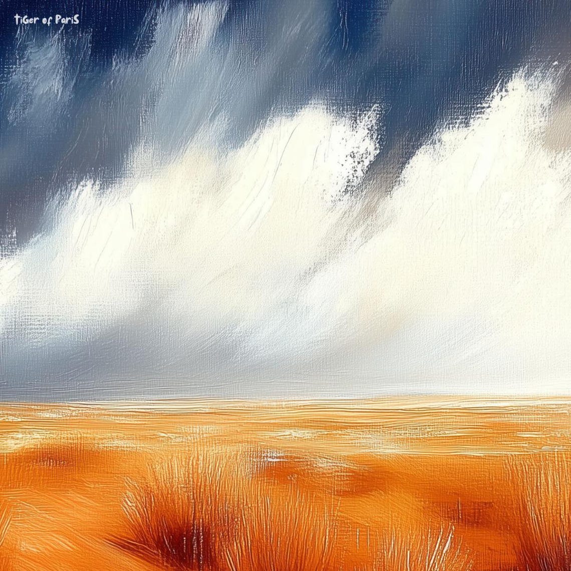 Frame Tv Art Dramatic Sky Over Golden Field Wall Art 169 - Image 3