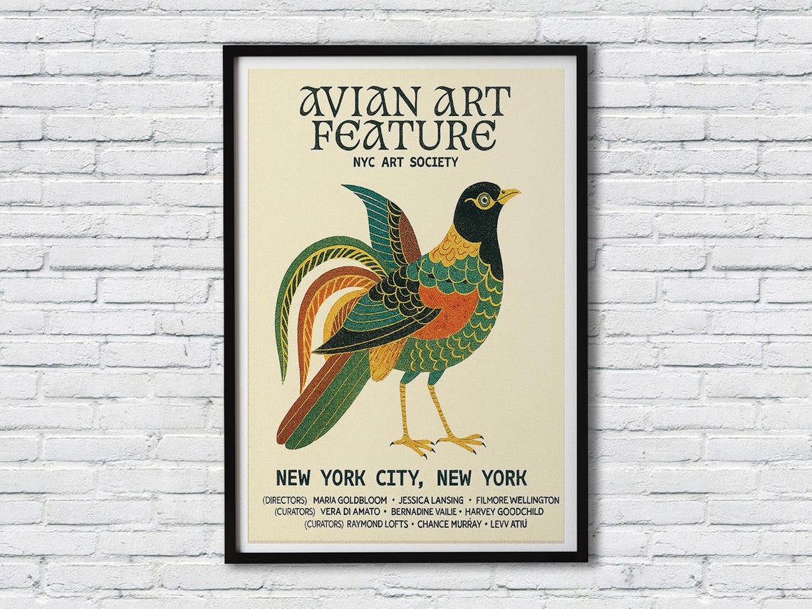 May Flowers Art Exhibition Dutch Floral Bird Illustration Elegant Timeless Nature Poster Framed Artwork Premium Canvas Print