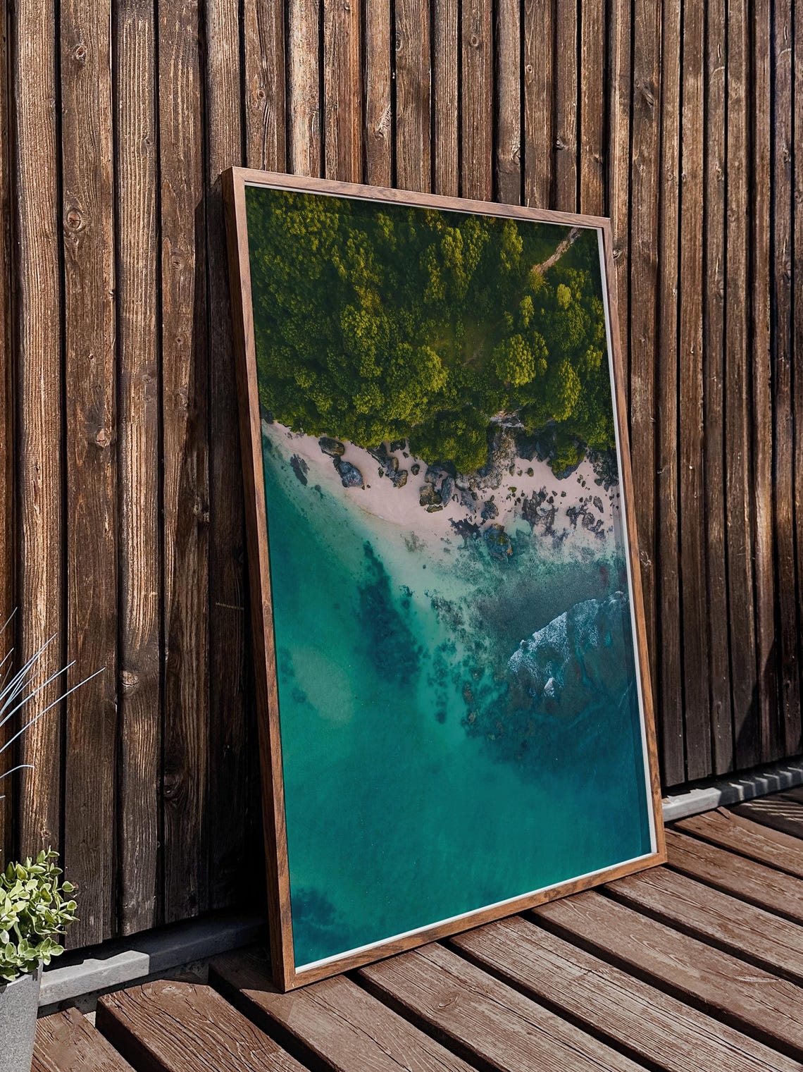 Bali Beach Aerial Photography, Indonesia Travel Poster - Image 2