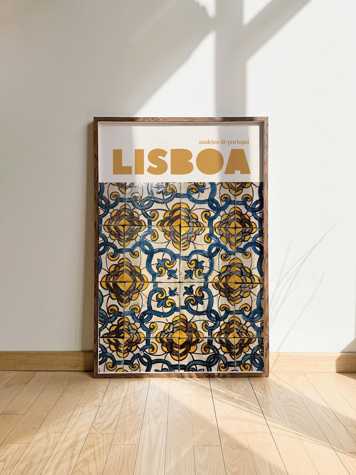 Lisbon Portugal Tile Art Print, Portuguese Azulejos - Image 3