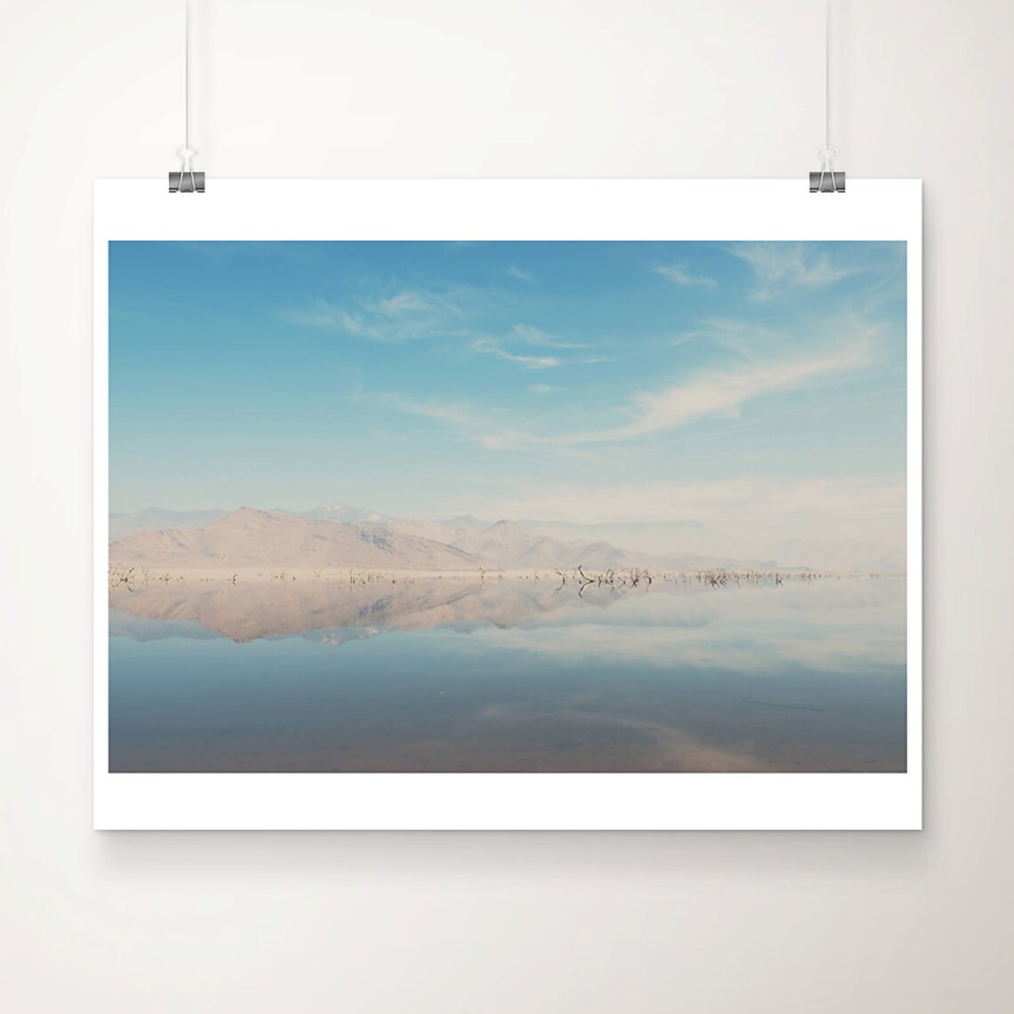 Lake Isabella Mirror Lake Mountain Reflection Landscape Photography Poster