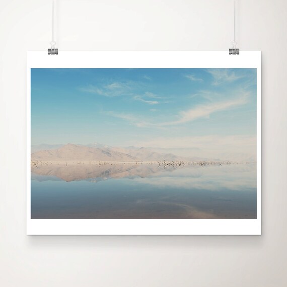 Lake Isabella Mirror Lake Mountain Reflection Landscape Photography Poster