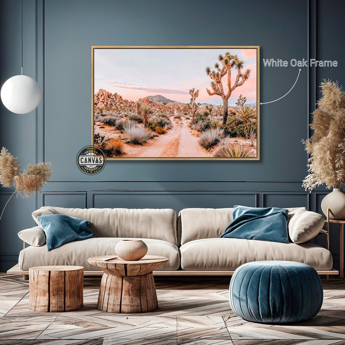 Joshua Tree Desert Landscape Art Print, California - Image 3