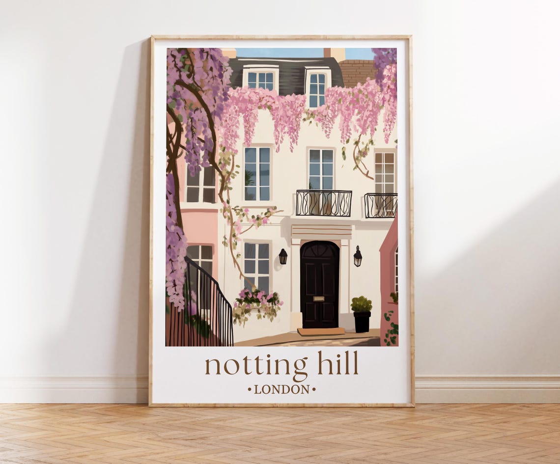 London Art Print London Wall Art London Print London Art Flower Art Print London Artwork London Travel Poster London England