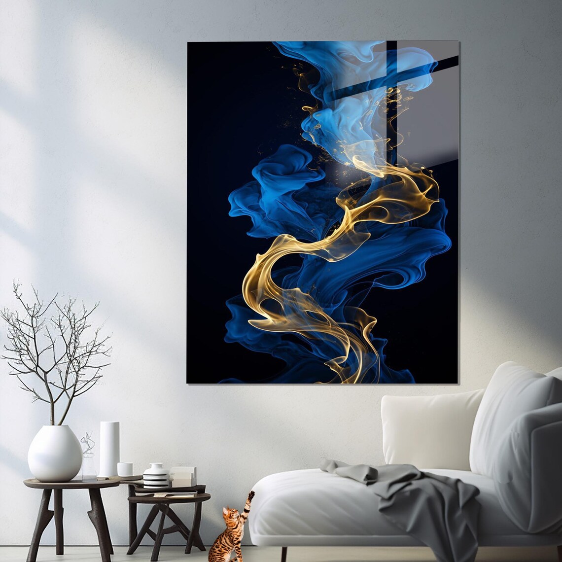 Abstract Women Wall Art Print, Luxury Office Decor - Image 3