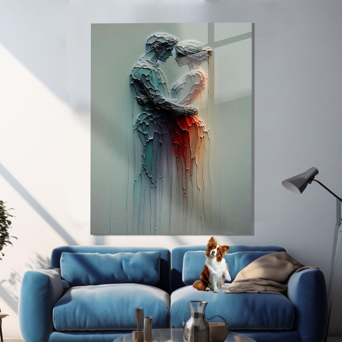 Love, Dance, Floral Design, Women Wall Art Print - Image 3