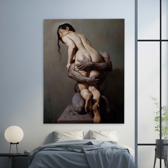 Pieta Occulta Gothic Fine Art Print, Bedroom Decor