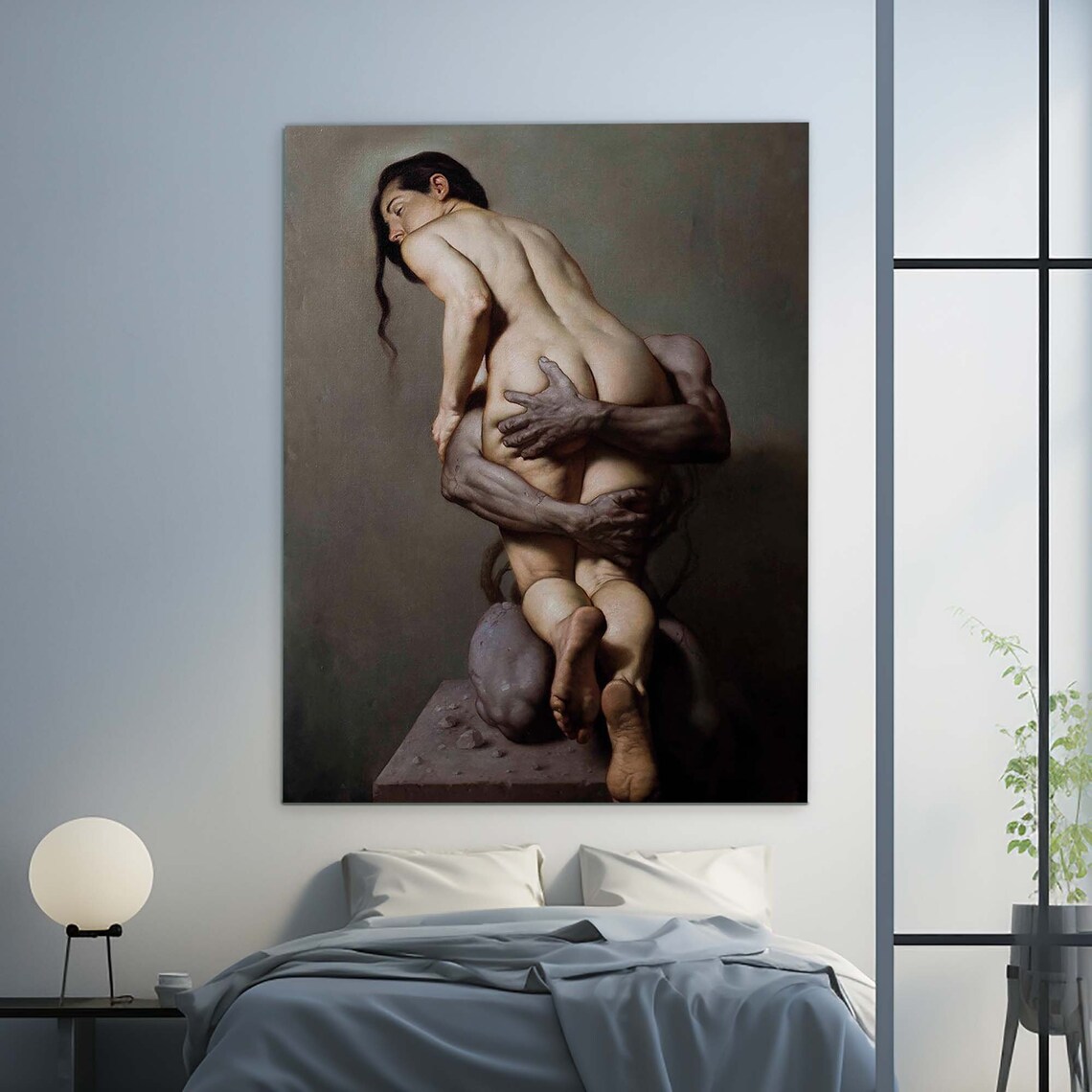 Pieta Occulta Gothic Fine Art Print, Bedroom Decor