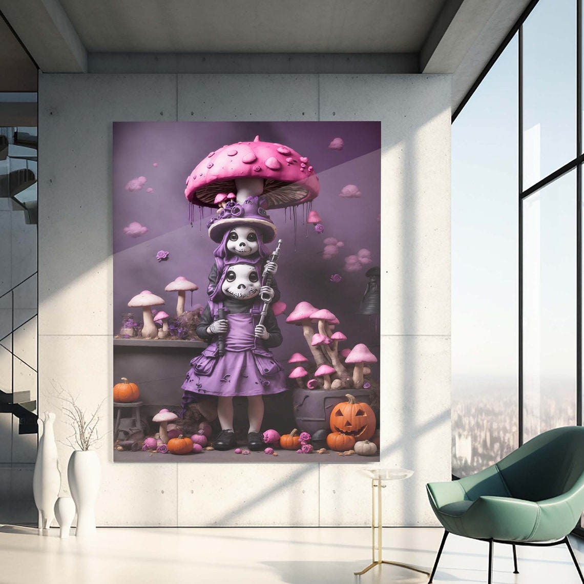 Tempered Glass Wall Art Office Wall Decor Luxury Wall Decor Modern Wall Decor Personalized Glass Tempered Glass Art Gothic Wall Decor - Image 3