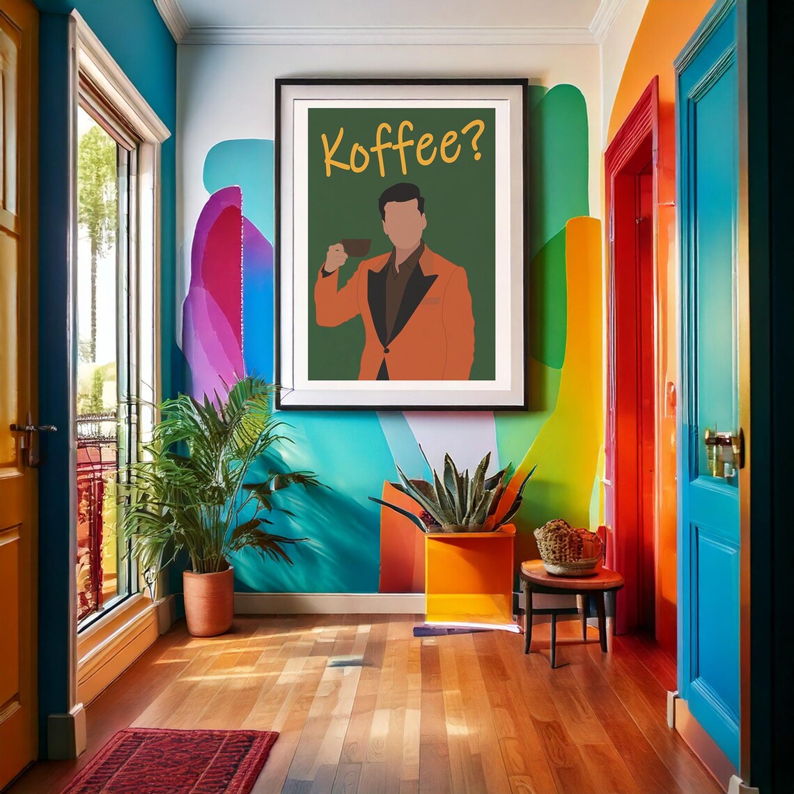 Karan Johar Koffee Poster, Bollywood Coffee Lover - Image 3