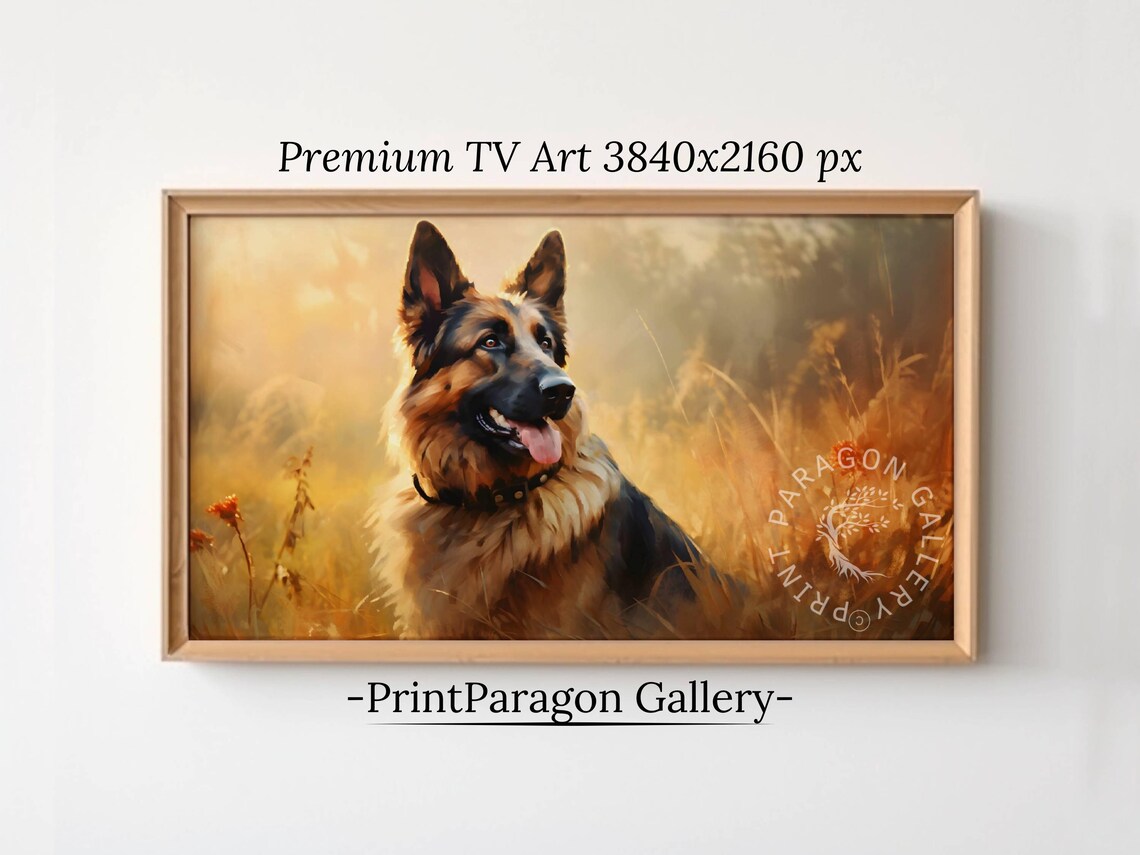 German Shepherd Animal Home Decor Art Print