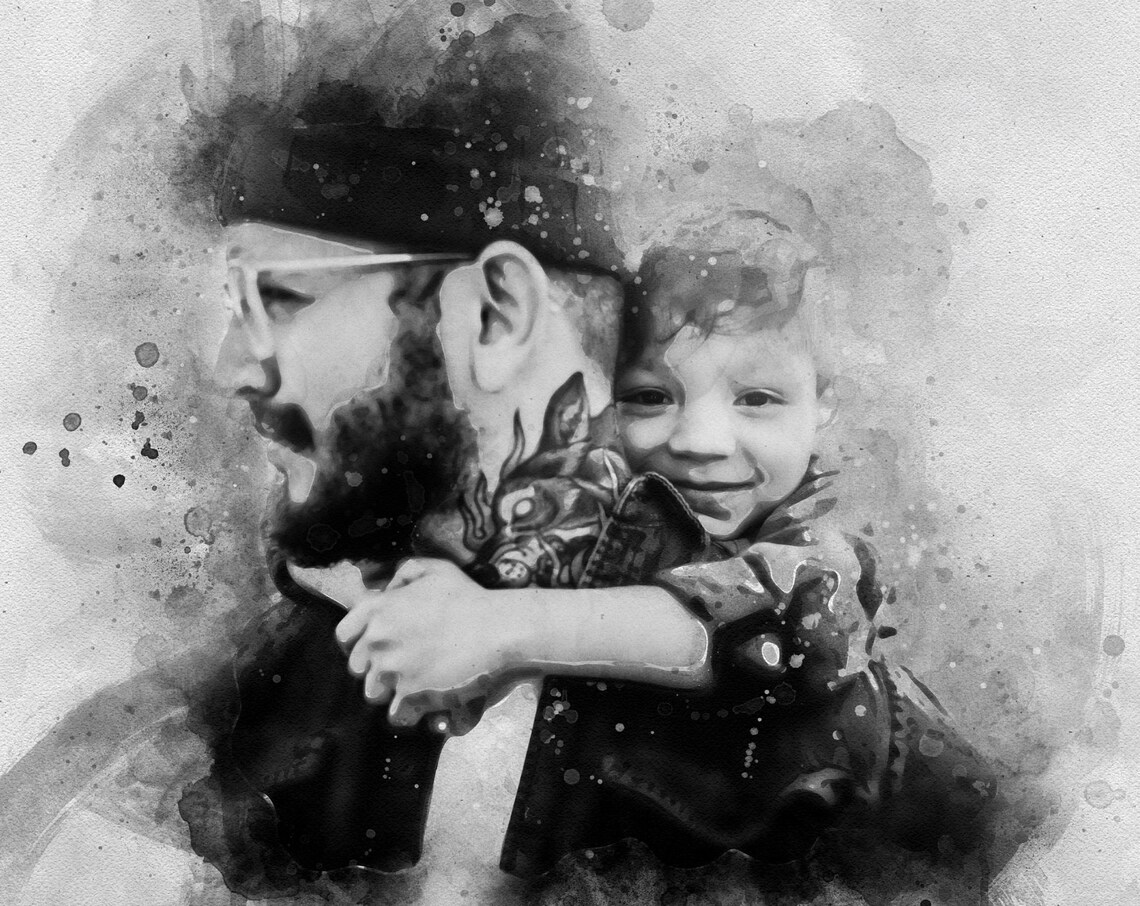 Father's Day Gift From Wife, First Father's Day Art Print - Image 3