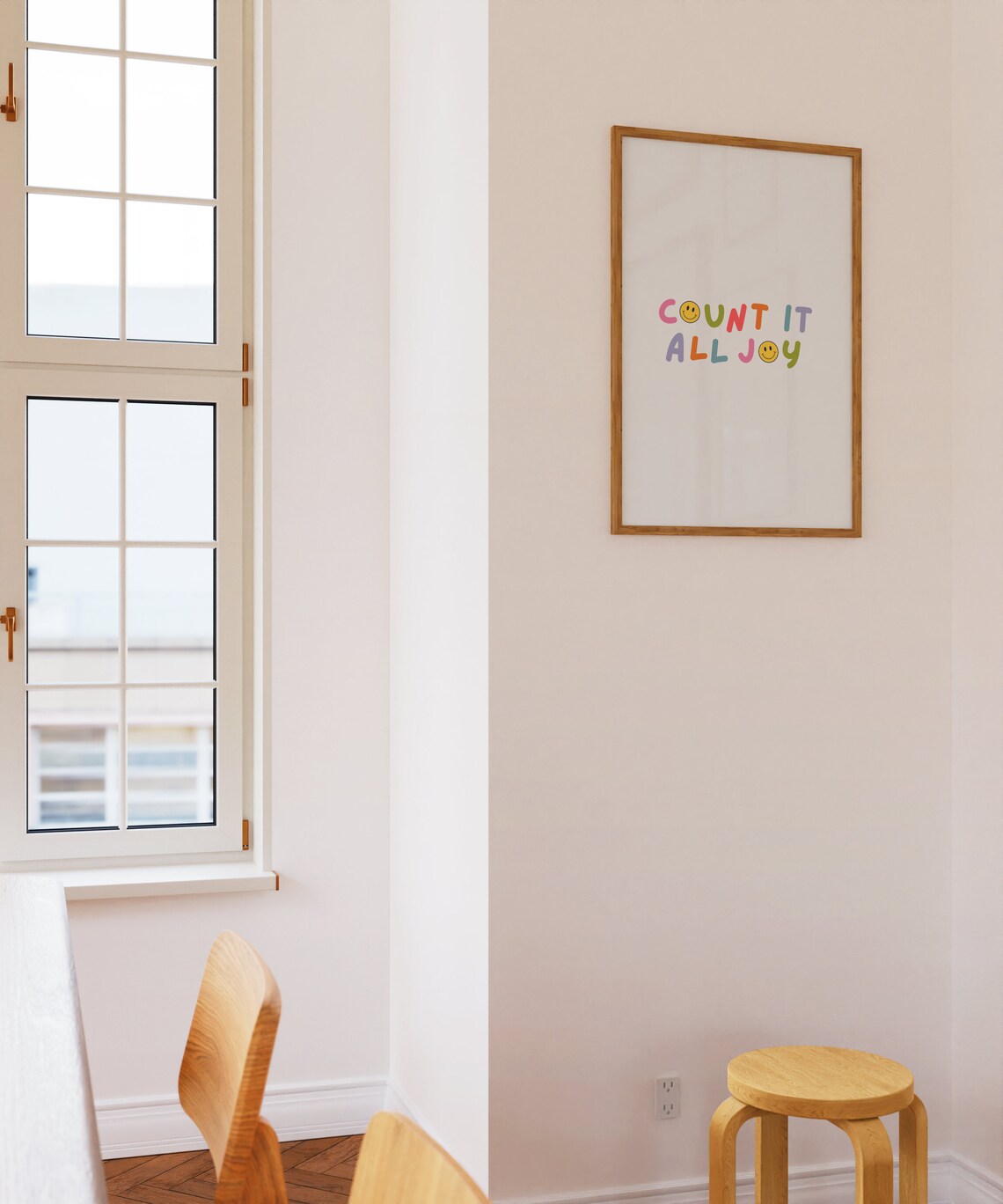 Count It All Joy II Modern Christian Art Print - Image 3