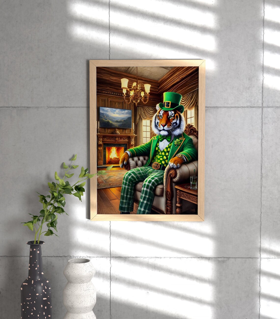 Tiger Patrick Animal Life Poster - Image 3