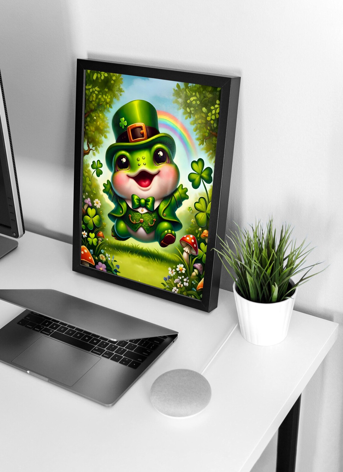 Frog Patrick Day Animal Life Poster - Image 4
