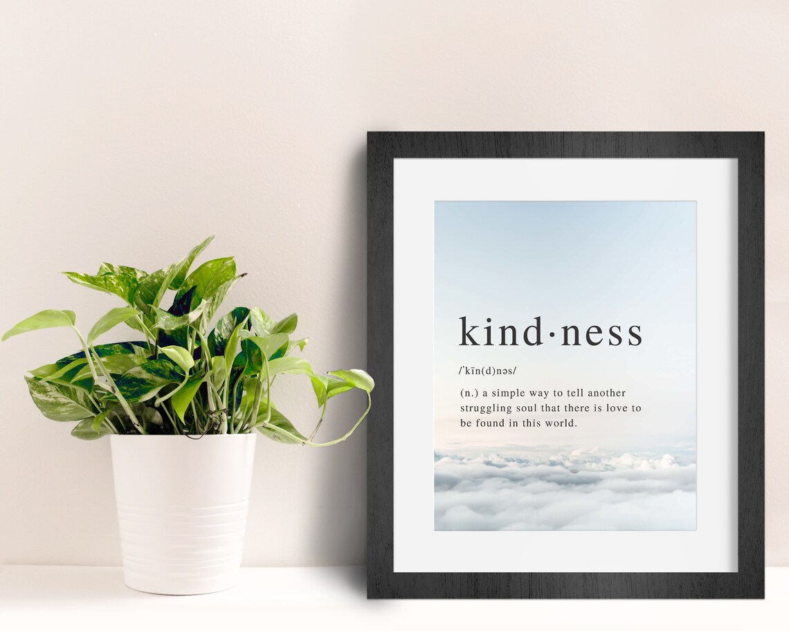 Kindness Quote, Motivational Typography Art Print - Image 2