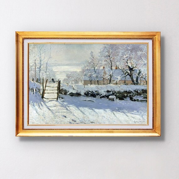 Claude Monet The Magpie Fine Art Glice 1869 Sku 0186