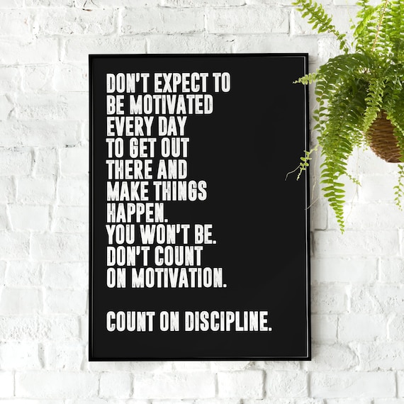 Jocko Willink Extreme Ownership Motivational Poster Gym Quote Wall Art Home Office Dcor Good