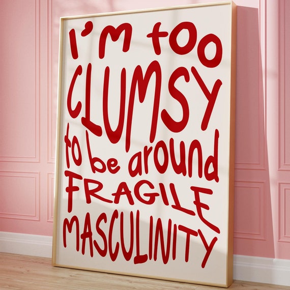 Feminism Typography Poster, Empowerment Wall Art