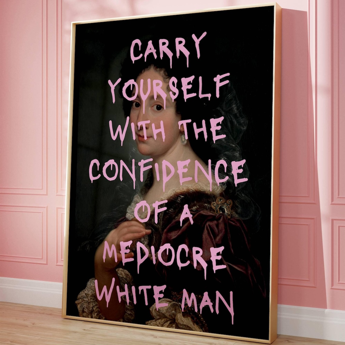 Feminism Poster, Vintage Feminist Quote Art Print
