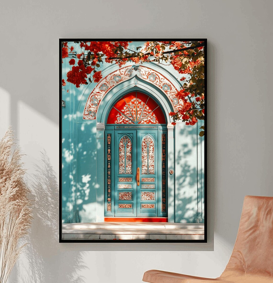 Turkish Door Art Print, Historic Ottoman Design - Image 2