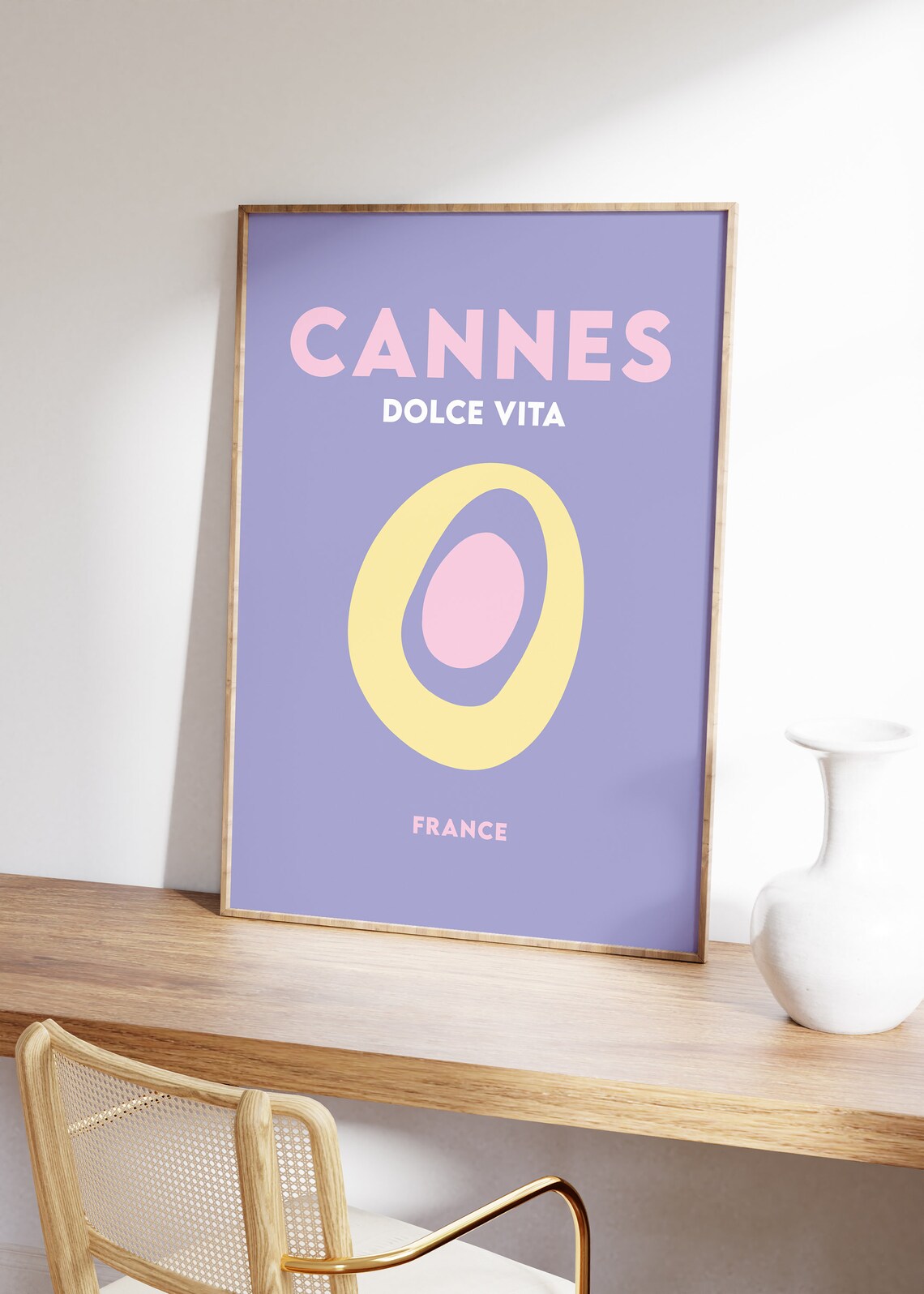 Cannes France Minimalist Travel Poster Print - Image 2
