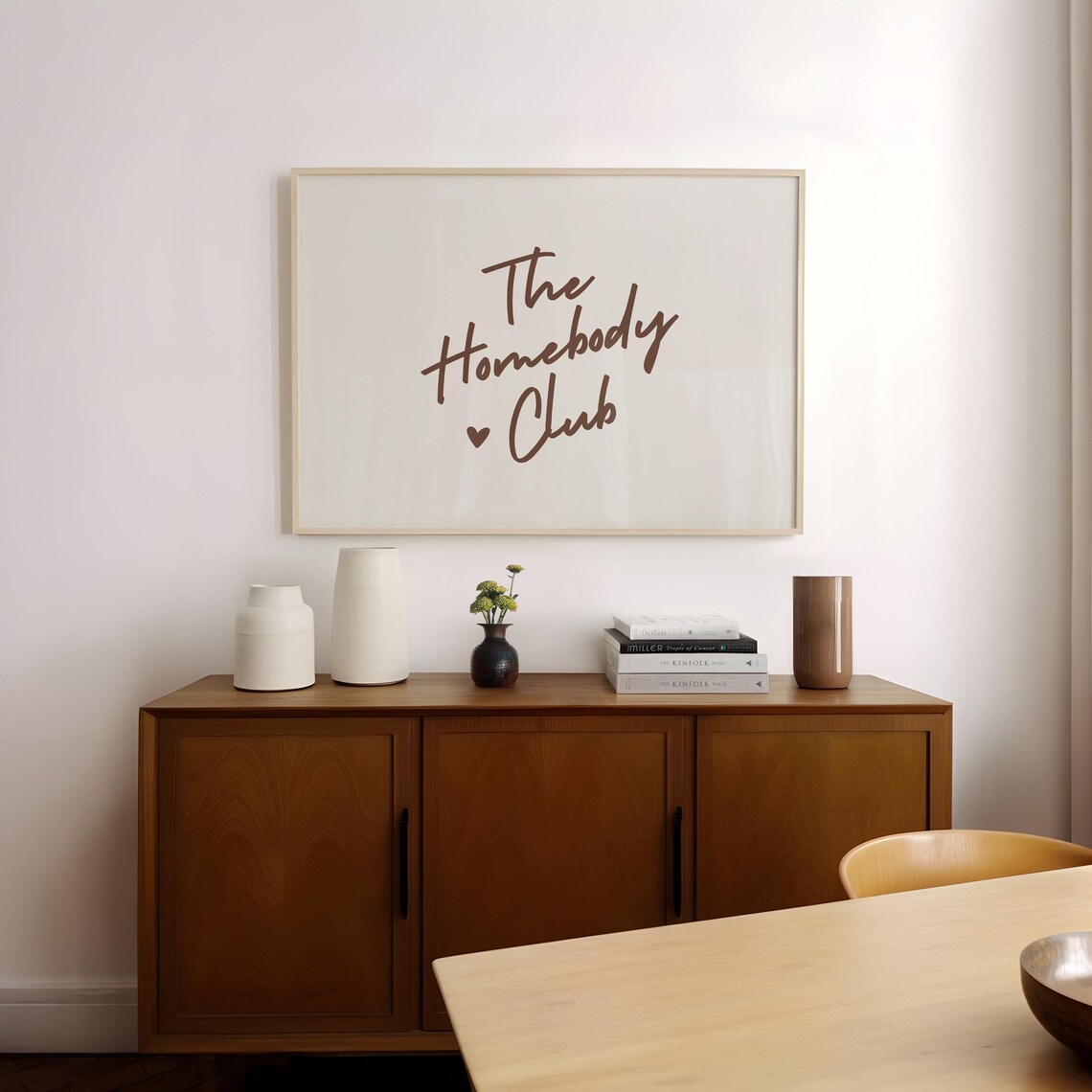 The Homebody Club Brown Landscape Art Print - Image 2
