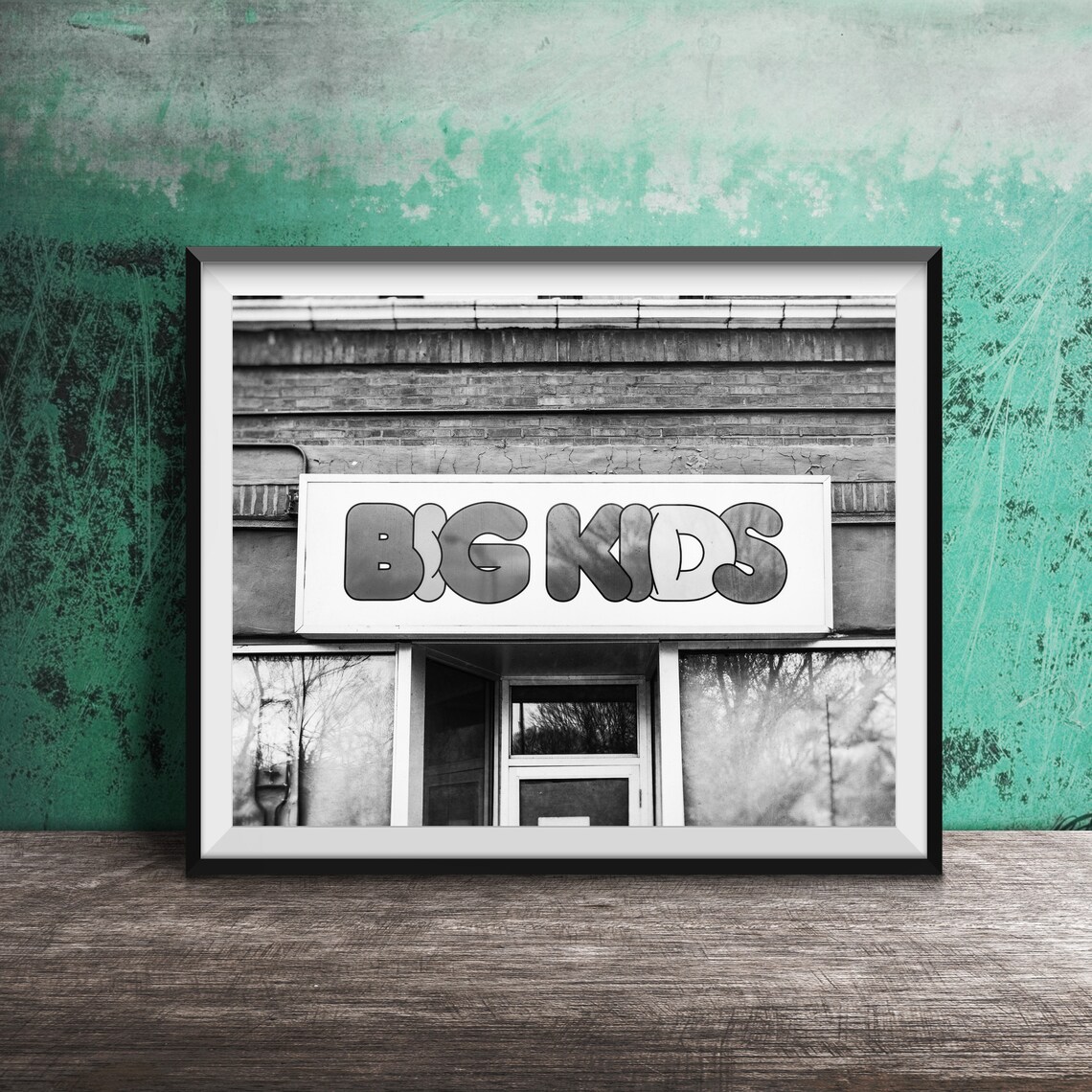 Big Kids Colorful Bubble Letter Store Sign Photography Poster - Image 2