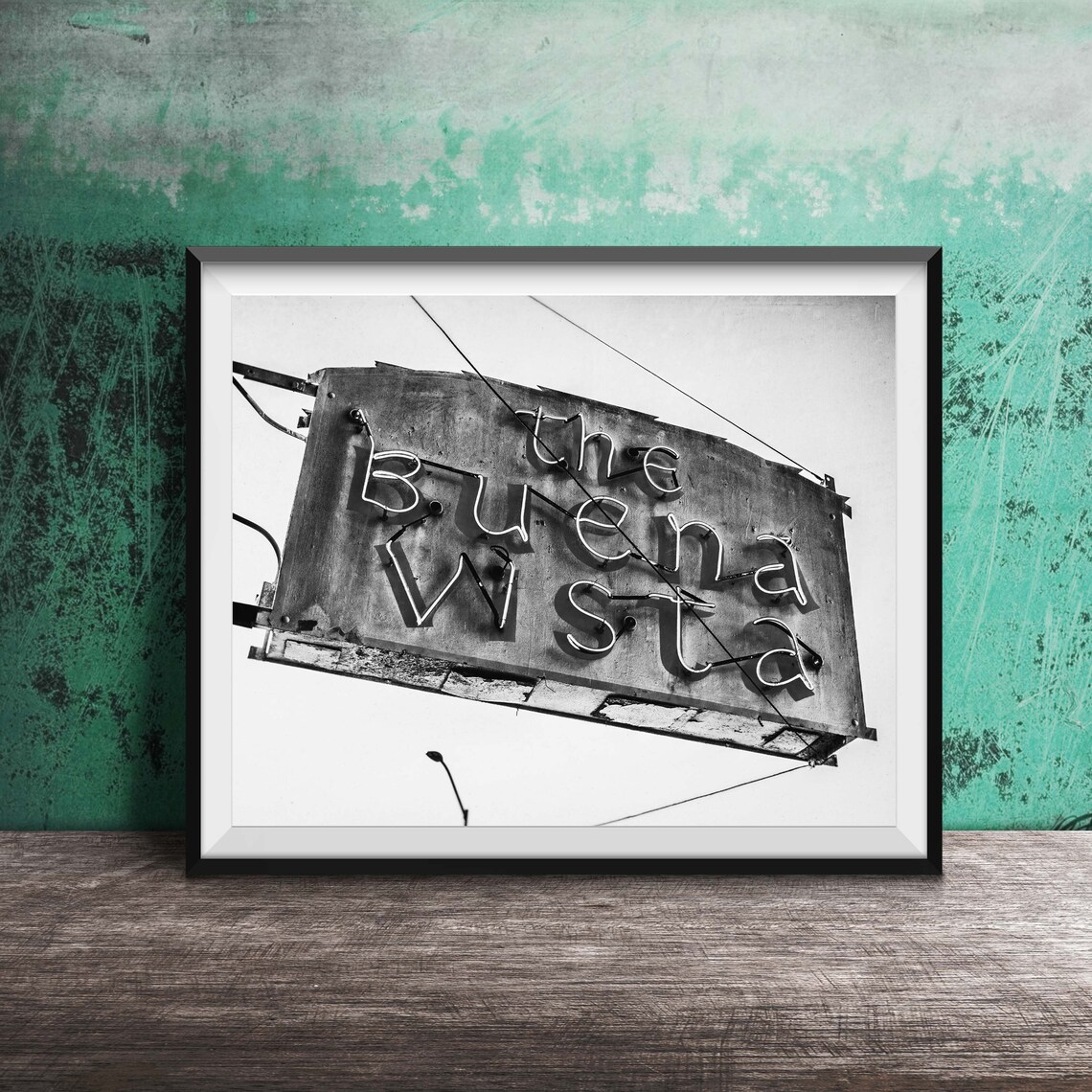 The Buena Vista Retro Neon Bar Sign San Francisco Icon Poster - Image 2