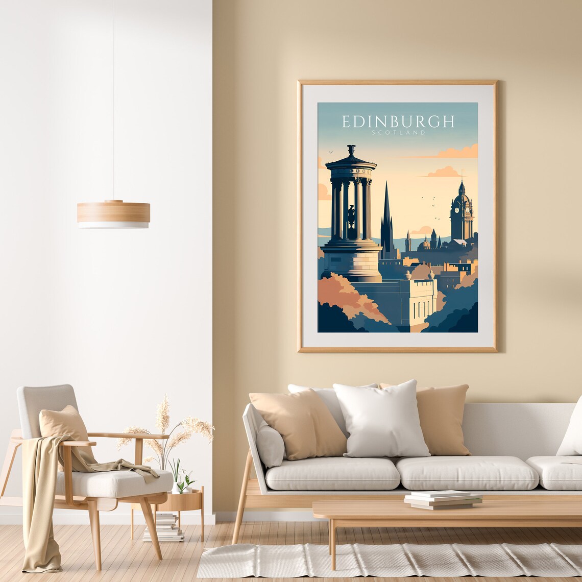 Edinburgh Retro Travel Poster, Scotland Wall Art Print - Image 2