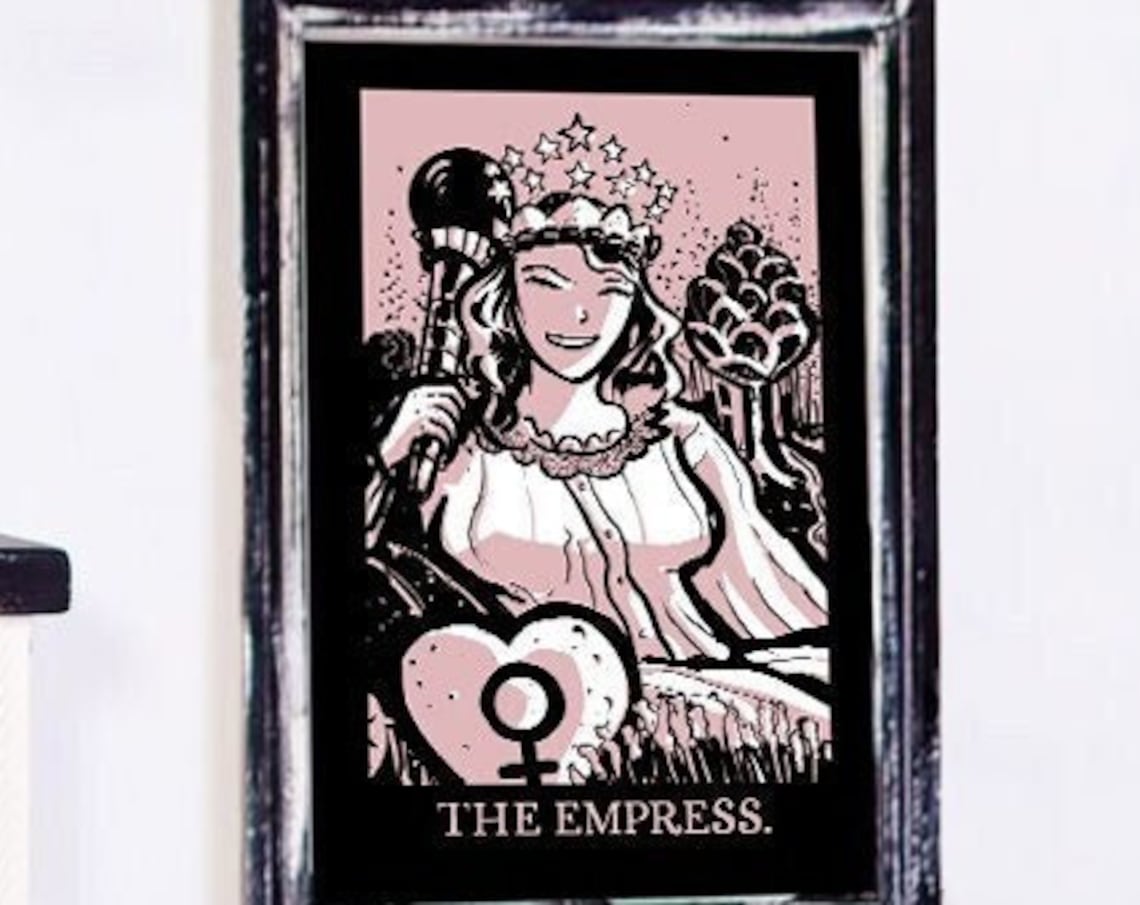The Empress Pastel Goth Tarot Poster