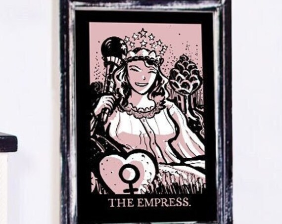The Empress Pastel Goth Tarot Poster