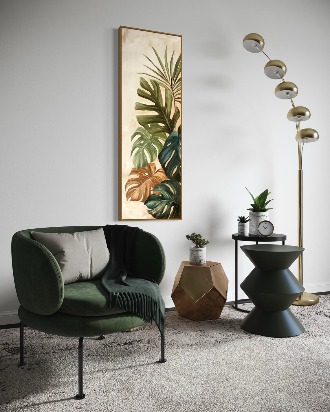 Monstera Palm Tropical Botanical Wall Art Print - Image 5